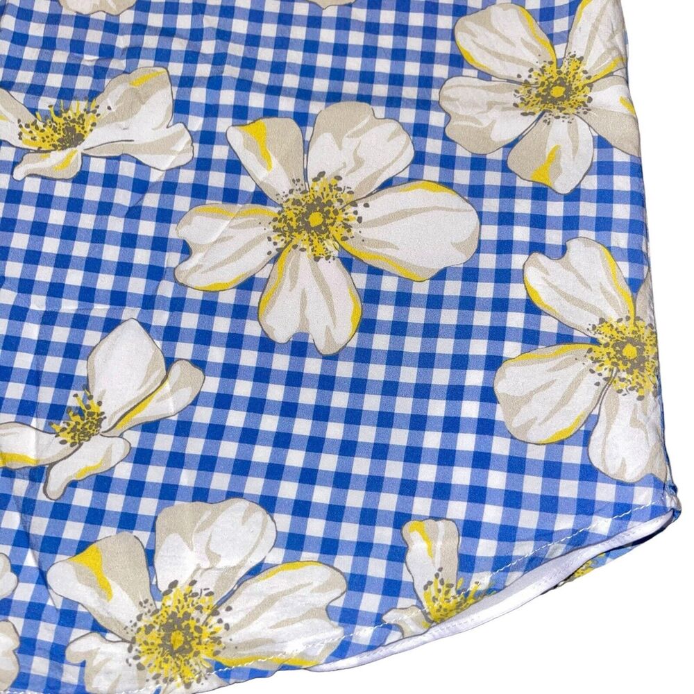 Draper James Dress Gingham Floral Shift - Picture 5 of 10